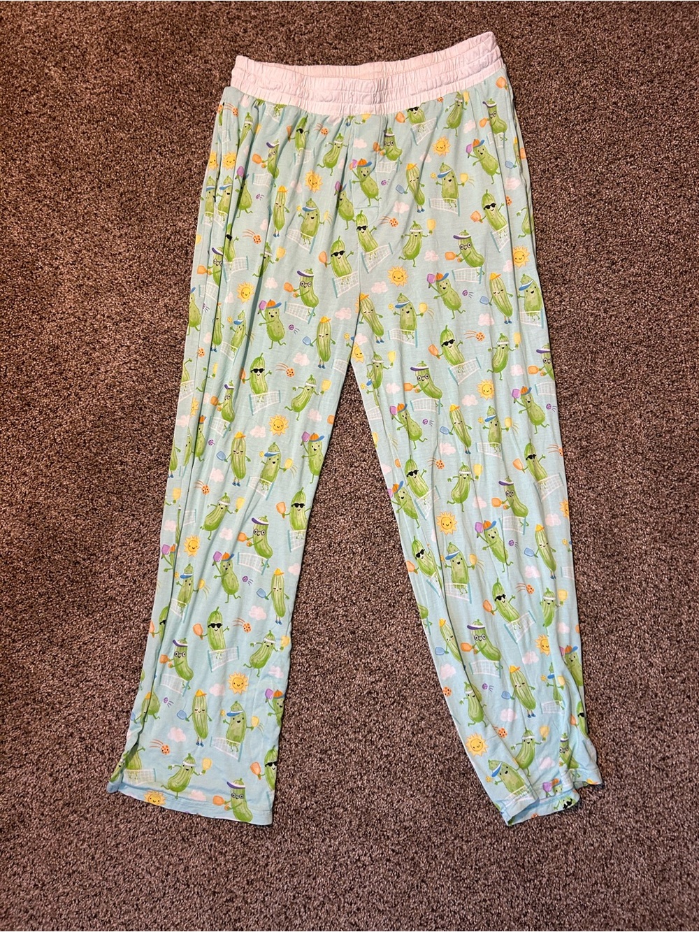 Men’s Pickleball Print Pajama Pants